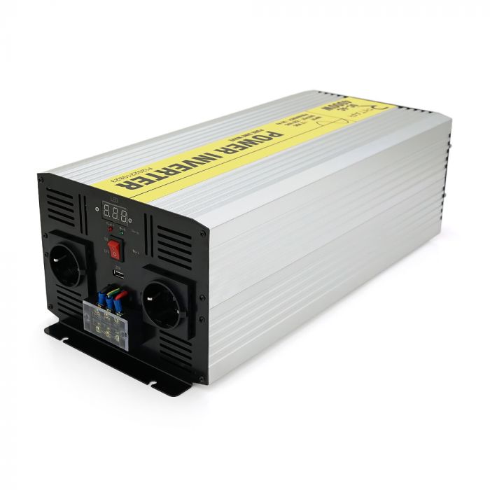 
					Інвертор напруги RITAR RSC-4000, 12V/220V, 4000W з правільною синусоїдою, 2xShuko, 1xUSB, клемні дроти, клемні колодки, BOX, Q2