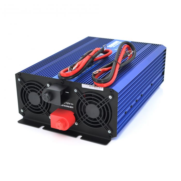 
					Інвертор напруги Carspa-SINUS P2000-122  (2000Вт), 12/220V, 2xShuko, 1USB, клеми, Box Q2