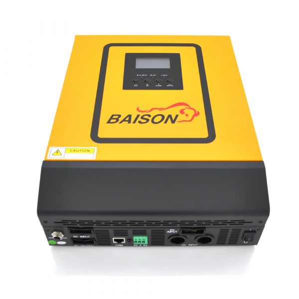 
					Гібридний інвертор BAISON PS-PLUS-3KV, 3000W, 24V, ток заряда 0-30A, 170-280V, MPPT (50А, 50 Vdc)