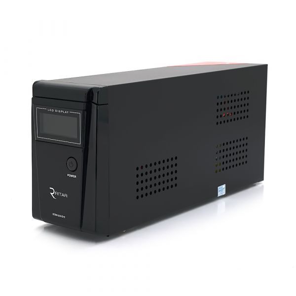 
					ДБЖ з правильною синусоїдою RITAR RTSW-600ND12 LCD, 12В, під зовнішній АКБ, Q4  (320*132*210) 4,2 кг (236*85*130)