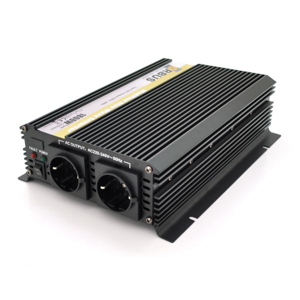 
					Інвертор напруги ORBUS ORMS24-1800 (1800Вт), 24/220V, approximated, 2 Shuko, клемні дроти, 5 запобіжників, Box.Q20