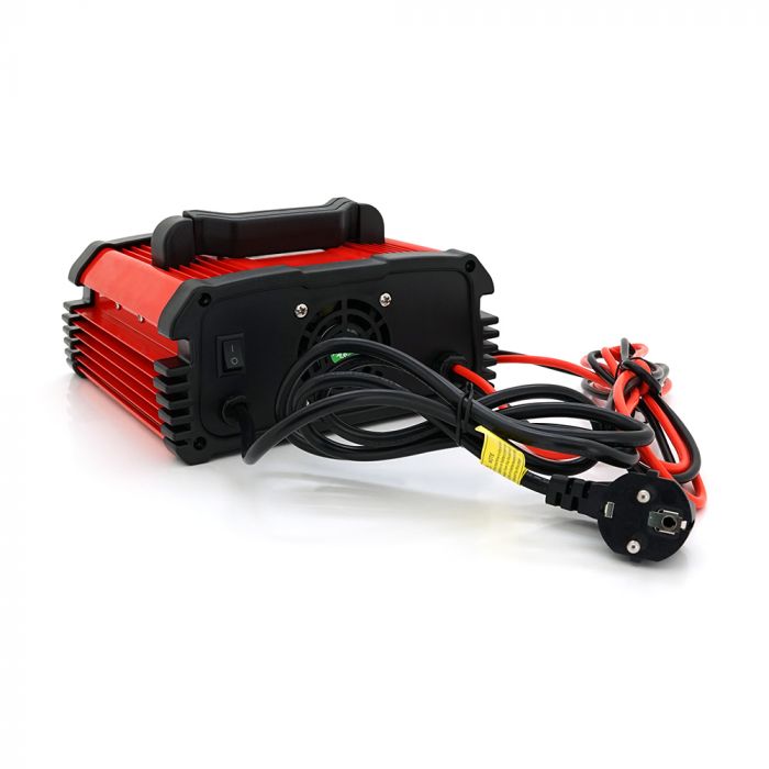 
					Автоматичний ЗП для акумулятора DEMUDA 12V/24V (MF, WET, AGM, GEL), AC110/220V, DC14,8В/29,6В, Струм заряду 12V/25A, 24V/10A, LCD, затискачі