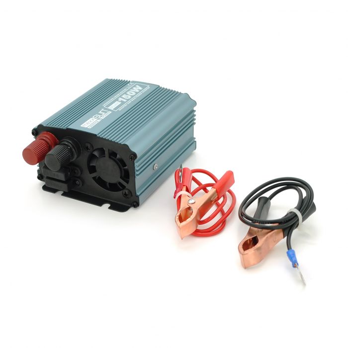 
					Інвертор напруги Mexxsun MXS-150, 12V/220V, 150W з модифікованою синусоїдою, 1 Shuko, клемні дроти, Q30