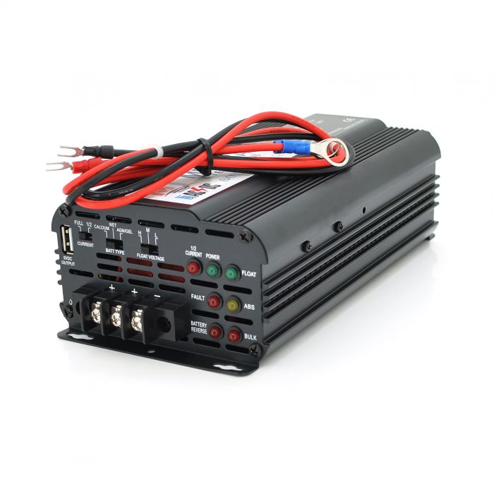 
					Зарядний пристрій Mervesan MT-280C-12C для акумулятора 12V-10A/20A, клемні дроти, Q12