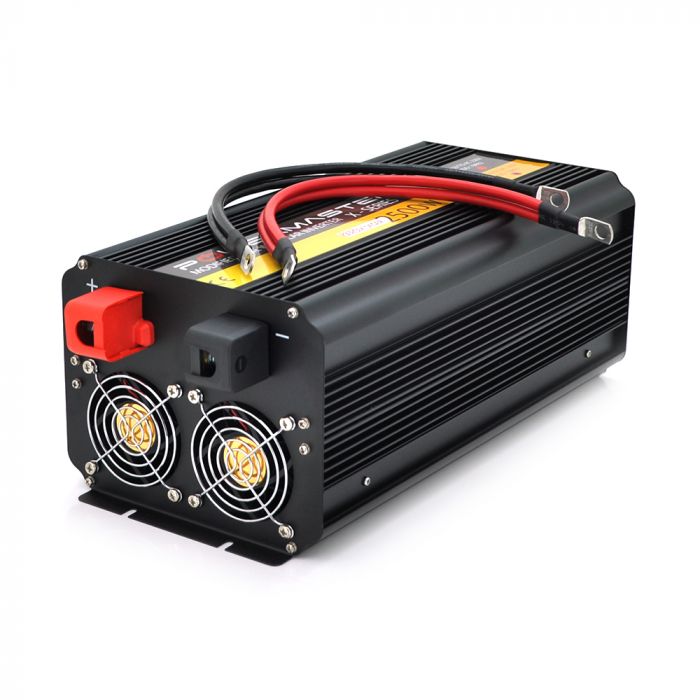 
					Інвертор напруги POWERMASTER, 24V/220V, 2500W з модифікованою синусоїдою, 2 Shuko, клеми