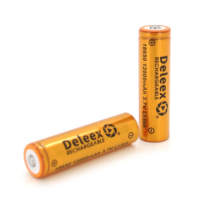 
					Акумулятор Li-ion POWERMASTER DELEEX 18650, 1200 мАг, 2 шт у блістері, ціна за блістер