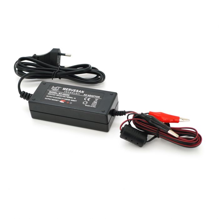 
					Зарядний пристрій Mervesan MT-4024C для акумулятора 24V-1A, затискачі, Q50