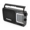 
					Radio Kchibo KK-8120, FM/AM/SW radio, Inputs: TFcard, USB, Black, Box
