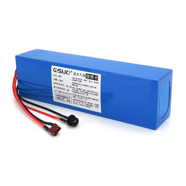 
					Акумуляторна батарея літієва QiSuo 48V 10A з елементами Li-ion 18650, DC: 5.5x2.1мама + роз'єм T-2HQмама