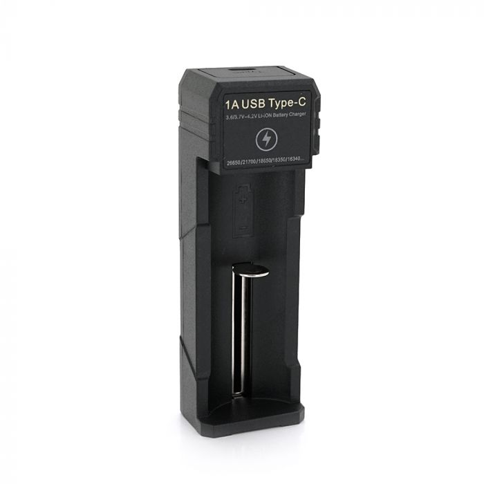 
					Зарядний пристрій Yonii 18650/26650/21700/18340, 4.2V/1000mAh, живлення від USB/Type-C, Q 300