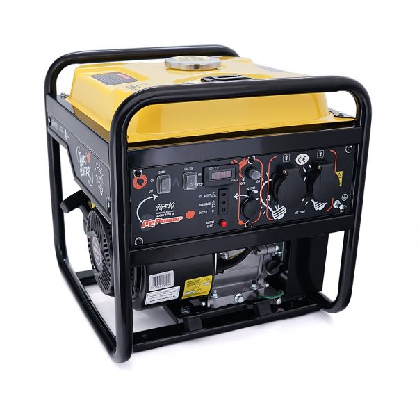 
					Інверторний генератор ITC Power GG30xi, однофазний 220V, 50Hz, 3KVA(3,3KVA), об'єм 12л