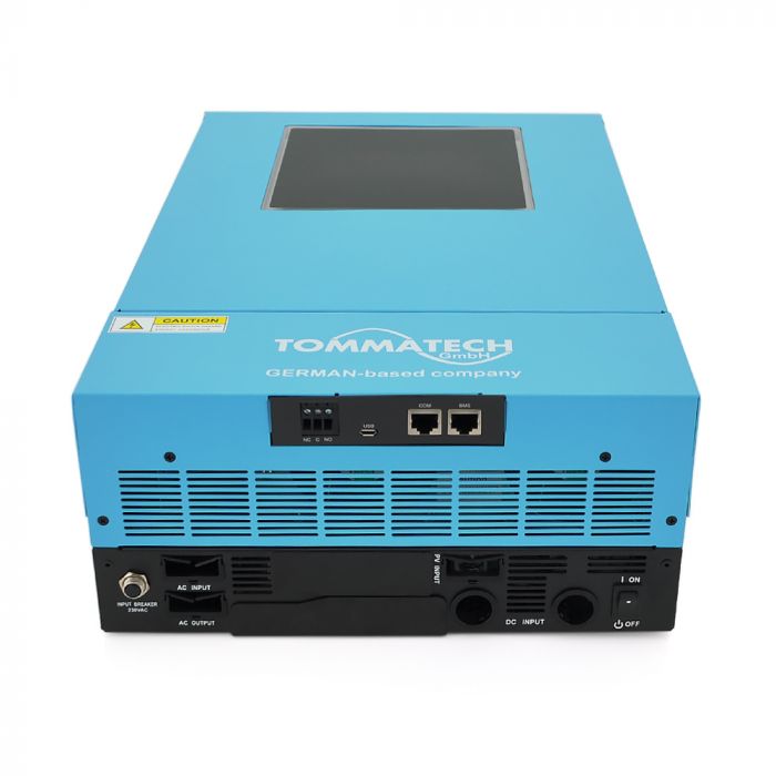 
					Гібридний інвертор TOMMATECH PLUS 5.6kW 48V MPPT(120-430) 120A