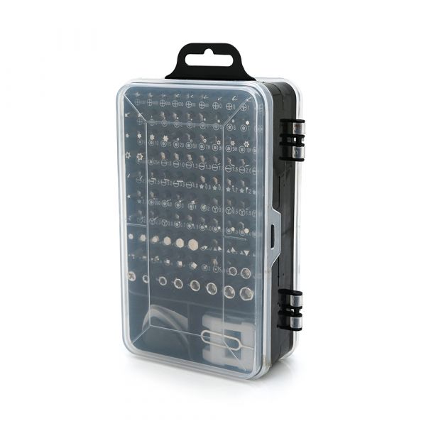 
					Набір інструментів 115 в 1 для ремонту електроніки, викрутка з 98 бітами, Box