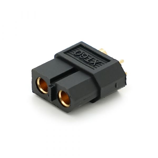 
					Розєм живлення силовий XT60 (мама), Black