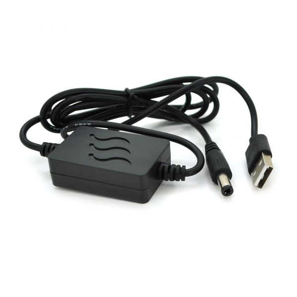 
					Кабель для роутера 5.5/2.5mm(M)=> USB2.0 (Out:12V), 1м, Black, OEM