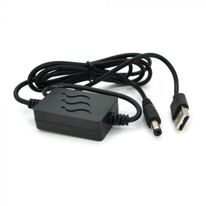 
					Кабель для роутера 5.5/2.5mm(M)=> USB2.0 (Out:12V), 1м, Black, OEM