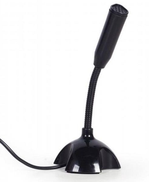 Мікрофони Мікрофон Gembird MIC-DU-02  настільний USB, чорний