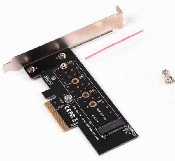 Адаптер Контролер Agestar AS-MC01 PCI 3.0 X4 адаптер для SSD накопичувача формату M.2 NVMe