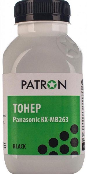 Тонер PANASONIC KX-MB263/ 763/ 773 (KX-FAT92A), KX-FL401/ 402/ 403, FLC411/ 412/ 413 (KX-FAT88A)  60г  *Patron  (T-PN-PKXMB263-060)