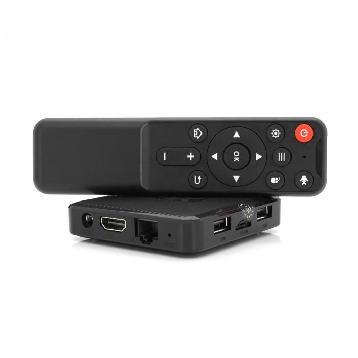 
					Медіа приставка X98Q SmartTV 2/16, (Android 11) ОЗУ 2 Гб, 16Гб вбудованої пам'яті, проесор Amlogic S905W2, підтримка 4K, wi-fi 2.4/5Ггц