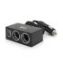 
					АЗУ розгалужувач Olesson 1522, 12V-2*12V+USB, Black, Blister