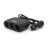 
					АЗУ розгалужувач Olesson 1512, 12V-3*12V+2*USB, Black, Blister