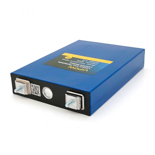 
					Літій-залізо-фосфатний акумулятор Vipow 3.2V105AH  вага 2 кг (210*135*35)