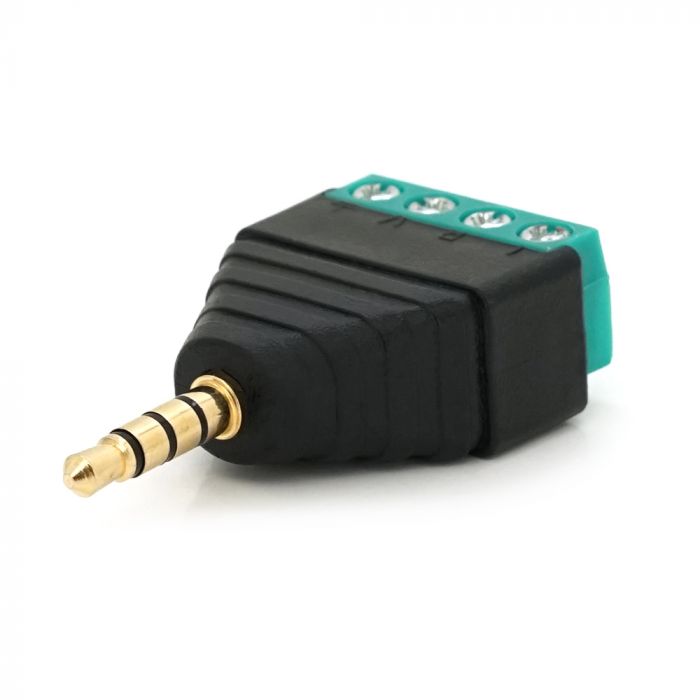 
					Роз'єм для підключення  miniJack 3.5 Stereo (4 контакти) із клемами під кабель Q100