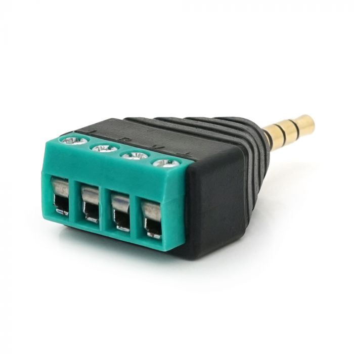 
					Роз'єм для підключення  miniJack 3.5 Stereo (4 контакти) із клемами під кабель Q100
