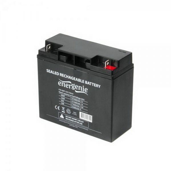 Акумуляторна батарея EnerGenie 12V  17Aг (BAT-12V17AH/4)  5 кг