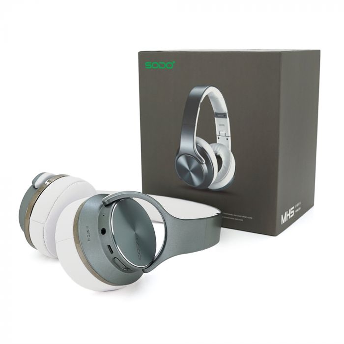 
					Бездротові Bluetooth навушники SODO MH5 з динаміком, Dark Gray
