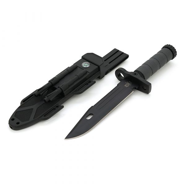 
					Ніж тактичний з огнівом 2528A, Пластиковий чохол