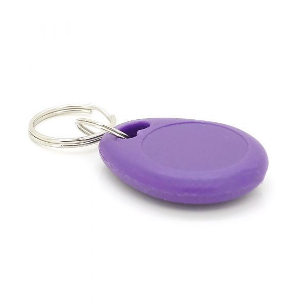 
					Безконтактний брелок IC MIFARE 13,56 МГц( 1K ) колір фіолетовий