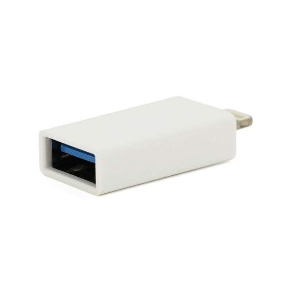 
					Перехідник KIN KY-207 USB3.0(AF) OTG => Lighting(M), White, Box