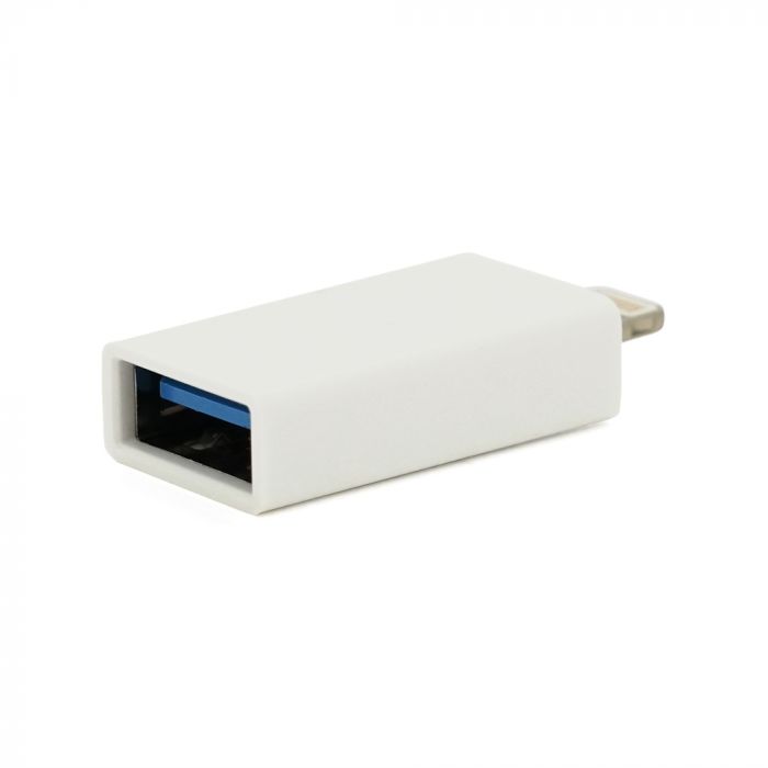 
					Перехідник KIN KY-207 USB3.0(AF) OTG => Lighting(M), White, Box