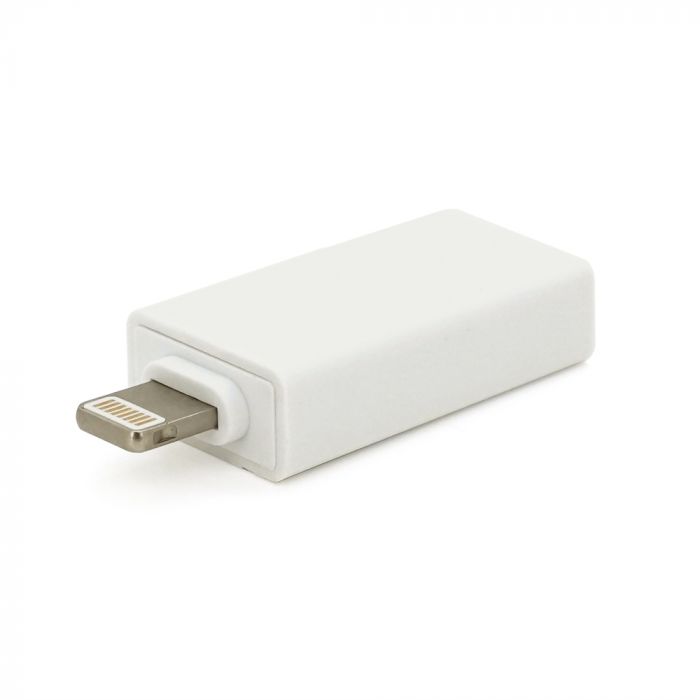 
					Перехідник KIN KY-207 USB3.0(AF) OTG => Lighting(M), White, Box