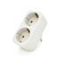 
					Розетка двійник із заземленням A202, White, 2Р+РЕ, 16А