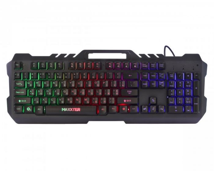 Клавіатура Maxxter KBG-UML-01-UA (19-keys Anti-Ghosting, метал, чорний)