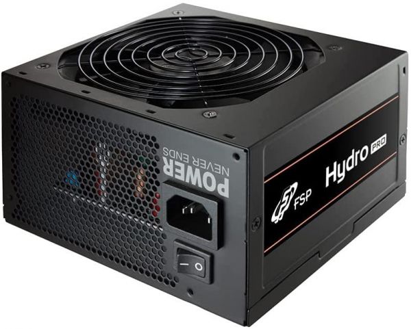 Блок живлення 500W FSP HP2-500 Gaming ATX 2.3 20+4 pin, CPU-4+4pin, GPU-2x6+2pin, SATA-6, Peripheral-3, 1x120 мм