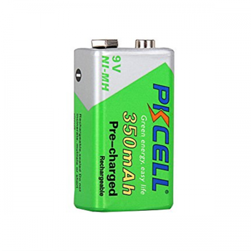 Акумулятор PKCELL 9V/350mAh, крона, NiMH Rechargeable
