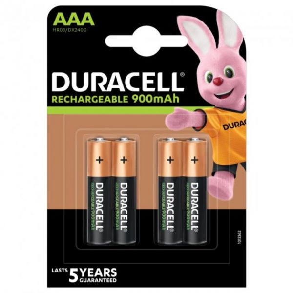 Акумулятор AAA 900mAh DURACELL HR03 (4шт/уп)