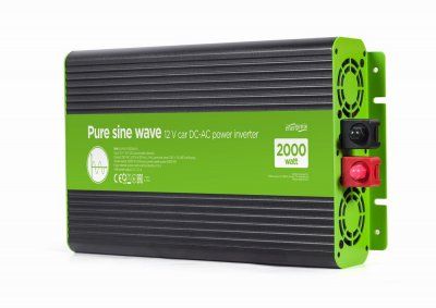 Автомобільний інвертор EnerGenie 2000 W (EG-PWC-PS2000-01_), чиста синусоїда