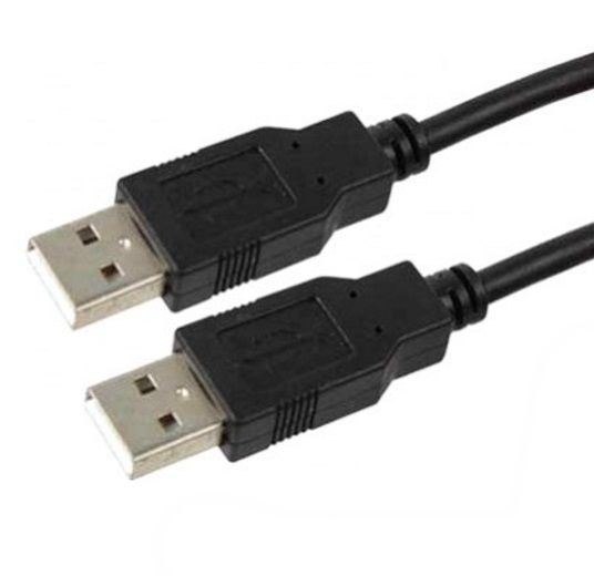 Кабель USB2 Cablexpert CCP-USB2-AMAM-6 A-папа/А-папа, чорний преміум 1.8м
