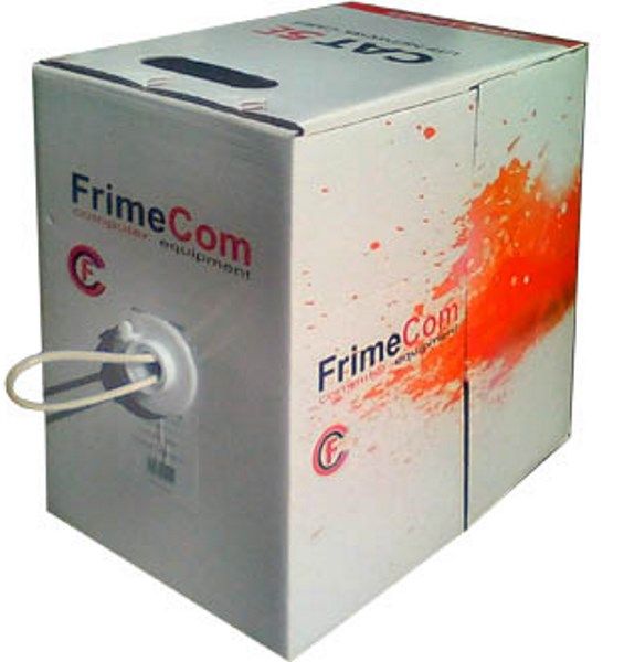 Кабель CAT 5e UTP FrimeCom CCA Solid 4 pairs 24AWG, 305м (24599009661)