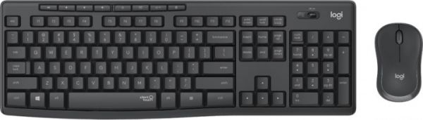 Набір бездротовий Клавіатура+Миша Logitech Wireless MK295 Silent Graphite(920-009807)
