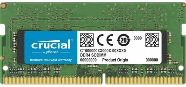 Пам'ять SoDDR4  8GB  3200MHz PC4-25600  Crucial