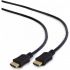 Кабель HDMI-HDMI Cablexpert CC-HDMI4L-10, V.1.4, вилка/вилка, з позолоченими конекторами, 3 м. плоский, чорний колір