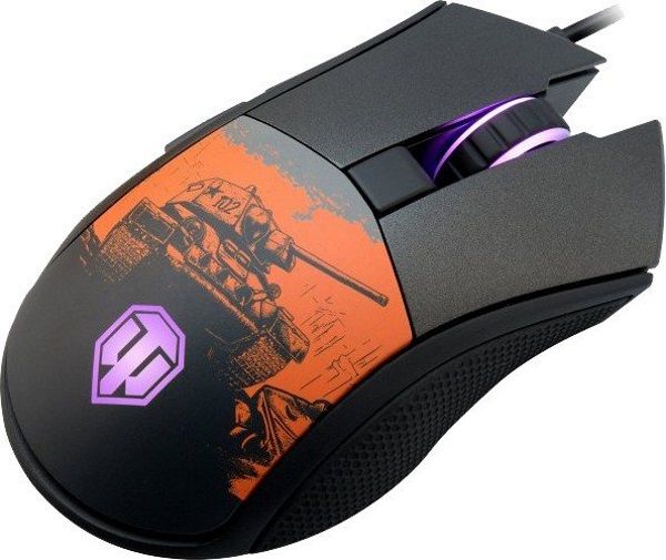 Mouse Cougar Revenger S 'World of Tanks' ігрова з принтом, 12000 dpi, 2000 Hz, RGB підсвітка
