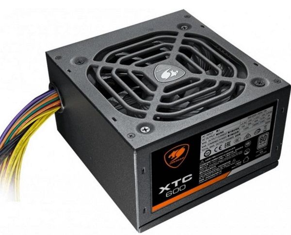 Блок живлення 600W Cougar XTC600 80% Efficience, APFC, 120mm Silent Fan, 6 SATA+ 2PCI-E