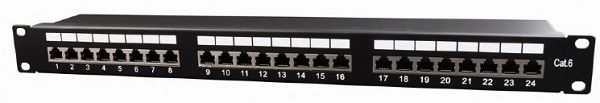 Патч-панель Cablexpert NPP-C624-002 Cat 6, 24 порти, FTP